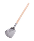 Long Handled Iron Fireplace Shovel With Wood Handle Ash Scoop For Fire Pit Garden Barbecue Camping Outdoor Cleanup Heavy Duty Tool