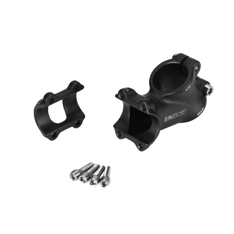 Thirty Five Degree 60mm Handlebar Stem Riser For One Inch Bars Fits Twenty Five Point Four Millimeter Bar Diameter Mountain Road And BMX Bikes Lightweight Durable Aluminum Upgrade For Rough Terrain And Everyday Park Rides with screws