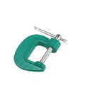Heavy Duty G Clamps For Woodworking And Welding Use, Alloy Steel tool with a threaded screw for securing materials in tight spaces.