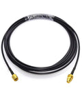SMA Male To SMA Female Bulkhead Mount RG174 Antenna Extension Cable 3m 10 Feet 2 Pack, coiled, gold connectors visible.