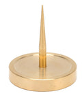 Watch Balance Wheel Bracket Copper Holder For Repairs with tapered center spike, pro-grade calibrating tool shown on white background.