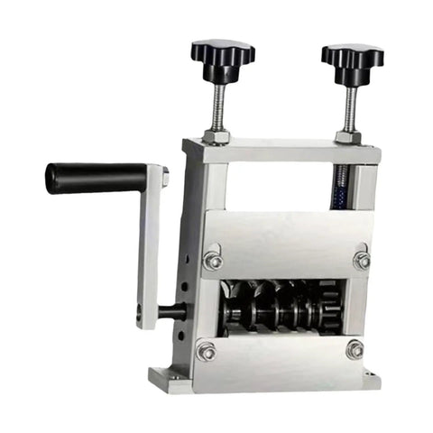 Heavy Duty Manual Wire Stripper Crank Tool For Peeling Aluminum And Electric Cables 1-20Mm with steel construction and hand crank.