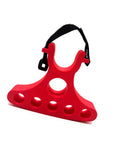 Red Clip On Bike Handlebar Stand Stabilizer 2 Pack Portable Repair Bracket for mountain and road bikes with adjustable strap