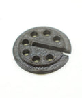 Vented Throat Plate Insert Plug For 3300 14 Inch Bandsaw With 31mm Hole in durable heat resistant plastic, top view