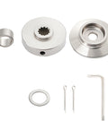 Stainless Steel Brush Cutter Blade Adapter Kit For Eleven Spline Straight Shaft 225 And 230 Series Beefed Up Build With 20mm And 25mm Center Holes Blade And Nut Not Included.