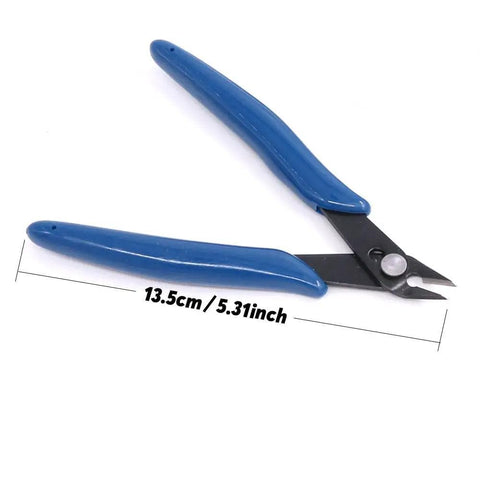Gundam Model Tools Kit Nine Piece Starter Set For Building Repairing And Fixing Models And Toys pliers with blue handles