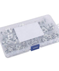 Four Claw T Nut Set With Galvanized Stainless Steel Rivet Nuts M3 M4 M5 M6 M8 M10, 110-Piece Kit In Storage Box