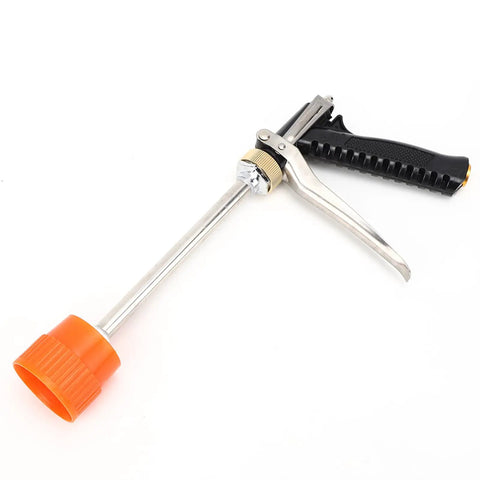 Heavy Duty Zinc Alloy Garden Sprayer With Adjustable Nozzle And Long Rod 360 Degree Rotating Head 5 Bar High Pressure For Irrigation