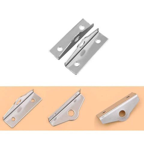 Built Tough 304 Stainless Steel Padlock Set With 90 Degree Eyelet Latch For Indoor Outdoor Use So You Can Lock Up Doors Gates Sheds Tool Boxes Lockers Cabinets And More 5 Piece Heavy Duty Security Hardware close-up view