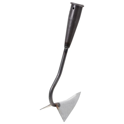 All Purpose Garden Hoe For Weeding And Planting Durable Digging And Soil Leveling Tool with heavy duty steel head and ergonomic handle