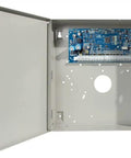 PowerSeries Neo Security Control Panel With CP01 Software In Large Cabinet No Keypad, open view showing circuit board
