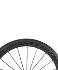 Beast Mode Fixed Gear Bike Wheelset 60mm front rim, matte 3K finish, Toray T700 carbon fiber, basalt braking surface for single speed