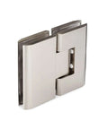 Concerto Beefy Heavy Duty 180 Degree Glass-To-Glass Hinge with 5 Degree Offset Brushed Nickel Finish