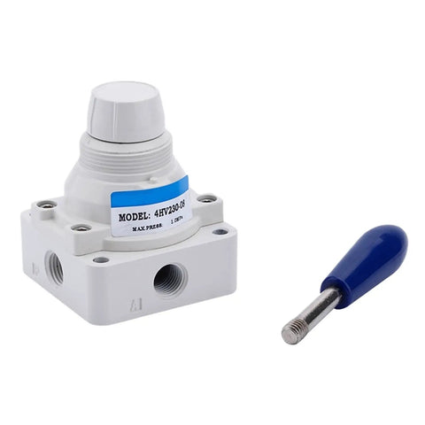 Workhorse Pneumatic Directional Valve With Manual Steering Control Compatible With G1/4 G3/8 And G1/2 Fittings Engineered For Dead Smooth Actuation Long Run Durability And Daily Garage Grind