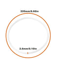 Heavy Duty Two Pack Sander Drive Belt For Five Inch Random Orbit Sanders Replaces Oem N430442 Fits Dwe6420 Models, 220mm diameter.