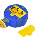 Back view of Low Pressure Digital Gauge With Built In Refrigerant Database for HVAC pros, showing battery compartment.