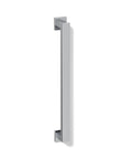 Square 18 Inch Grab Bar With Hardware Included, 300 Lb Capacity, Polished Chrome Finish