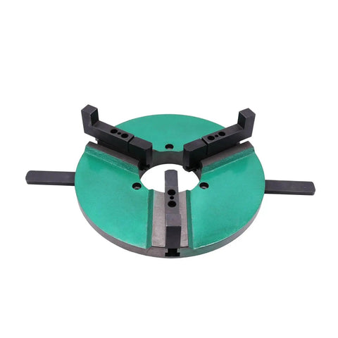 Heavy Duty WP400 400Mm Welding Clamping Chuck With Sturdy Handle For Precision Work Positioning And Rock Solid Reliable Metal Fabrication Shop Projects, top view.