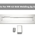 Heavy Duty Aluminum Welding Jig Set Fits PM63 Receiver Tubes with precision components for accurate metalwork alignment.