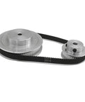 Upgrade Your 3D Printing Setup With This Sturdy Yushop Timing Pulley Kit Featuring Smooth Low Noise Operation Perfect For Precision CNC Machines And Stepper Motors With A Reducer Ratio Of One To Two And Multiple Bore Size Options. 40T and 80T aluminum pulleys with 6mm belt