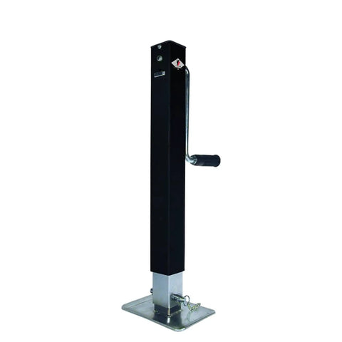 Heavy Duty Implement Jack For Farm Equipment And Flatbed Trailers Built Tough 7000 Lb Capacity 26 Inch Telescoping Lift Weld On Mount