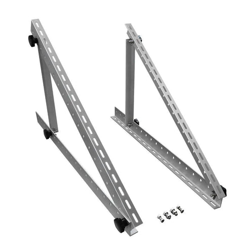 28 Inch Adjustable Solar Panel Mount Brackets With Foldable Tilt Legs For RV Roof Boat And Off Grid Systems On Any Flat Surface
