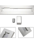 Aluminum Welding Jig Kit For PM-63 Rak Alignment shown in three pieces: main plate, cylinder, and block, illustrating adjustable and durable construction.