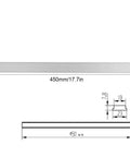 T Track Miter Jig for Router Table and Saw Pro Grade Aluminum 450mm T Slide Without Holes Slot Guide for Woodworking Carpenter Tool for Precise Cuts Easy Setup and Stable Alignment on Your Project, 450mm size