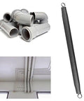 16Mm Heavy Duty Spring Pipe Bender For Pvc Tubing alongside gray PVC pipes and tubing for domestic water installation.