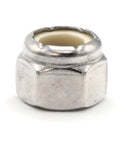 Heavy Duty 18 8 Stainless Steel Nylon Insert Lock Nuts 7 8 By 14 Thread Self Locking Hardware Anti Vibration Fasteners with polymer insert.