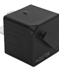 12 Volt DC 4 Pin Automotive Power Relay For E90 E91 E92 E93 CAS Module Plug And Play Replacement Multi Use Relay 61366901469 High Quality Durable Auto Electrical Component, black 4-pin relay close-up