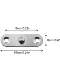Pack Of Four Premium Stainless Steel Hidden Door Hinges Delivering True 360 Degree Rotation And Invisible Flush Mount Setup For Butter Smooth Swing and Rock Solid Everyday Reliability - hinge plate dimensions