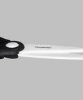 Hella Sharp 8.27 Inch Zirconia Ceramic Kitchen Scissors With Insulated Rustproof Blades and Non Magnetic Handle, detail view of blades.
