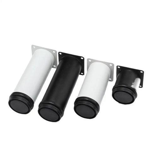 Heavy Duty Adjustable Furniture Legs Black Stainless Steel For Cabinets Sofas TV Stands Coffee Tables And Beds Stable And Silent