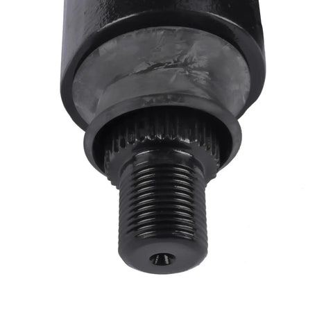 Close-up of Power Steering Gear Box For Classic GM Muscle Cars Camaro Chevelle El Camino Firebird GTO Monte Carlo 1964 To 1976 With Two And A Half Turns Lock To Lock Performance Assembly Direct Fit And Rebuildable showing threaded shaft detail.