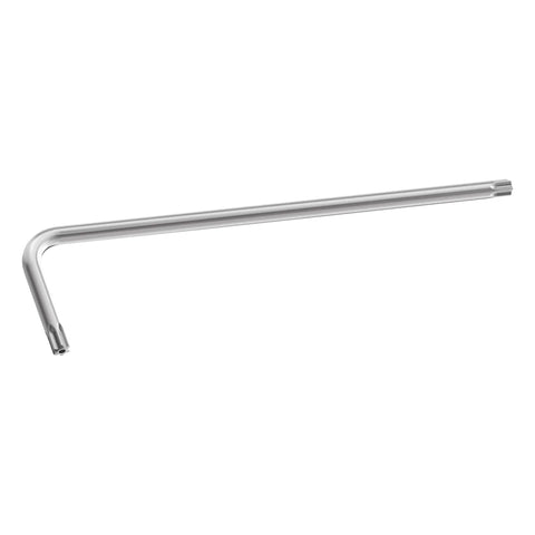 T15 Long Tamper Proof Torx Key Bit Wrench With Long Arm And Short Arm Chrome Vanadium Steel Heat Treated And Quenched Tamper Resistant Star Allen Wrench For Furniture Automotive And Mechanical Repairs, long arm view
