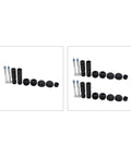 Heavy Duty Front Brake Caliper Slider Pins And Guide Bolts Kit For Mercedes Sprinter Years 06-18 Premium Metal Rubber Replacements Upgrade Parts, metal and rubber set