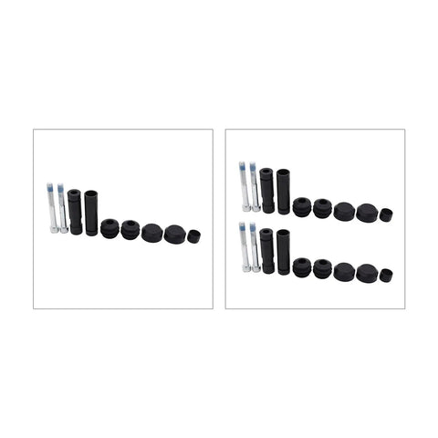 Heavy Duty Front Brake Caliper Slider Pins And Guide Bolts Kit For Mercedes Sprinter Years 06-18 Premium Metal Rubber Replacements Upgrade Parts, metal and rubber set