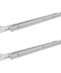 Two Pack 16 Inch Silent Drawer Slides With Rollers Bottom Mount Sliding Rails For Cabinets Keyboard Tray And Home Furniture Soft Close