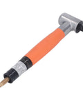 Pneumatic Pencil Die Grinder Offers Ninety Degree Access For Precision Grinding And Detail Polishing In Tight Quarters with orange grip.