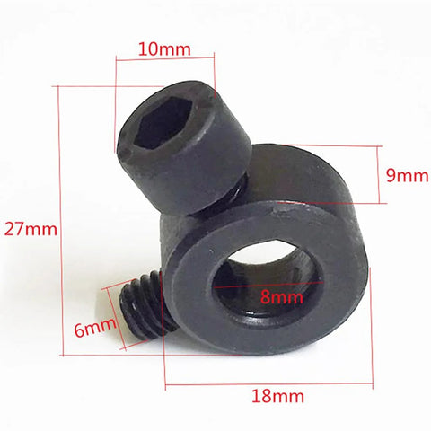 Heavy Duty Electric Jig Assembly Replacement Clamping Block 0.35 Inch With 9mm Eccentric Hole High Carbon Steel Construction Durable
