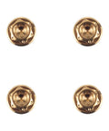 Fresh Gold Titanium Handlebar Clamp Bolts And Brake Clutch Perch Screws, close-up view of four high-quality screws.
