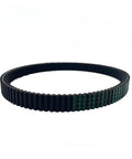 Top Tier Motorcycle V Drive Belt For Sym Maxsym 400i 2011-2015, durable black material, designed for high heat resilience.