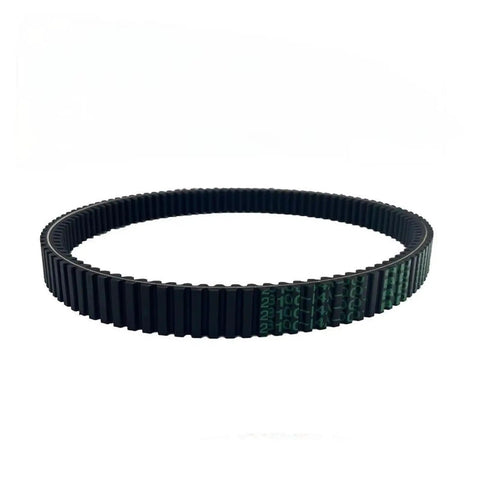 Top Tier Motorcycle V Drive Belt For Sym Maxsym 400i 2011-2015, durable black material, designed for high heat resilience.