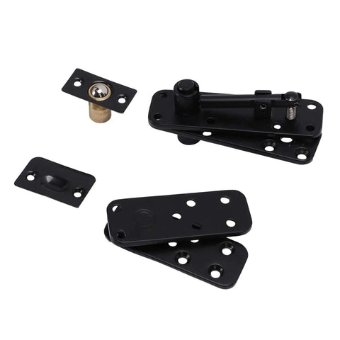 Concealed Pivot Hinge For Secret Doors And Bookcases, 570 Lb Load Capacity, 360 Degree Silent Rotation, Heavy Duty Hardware Set