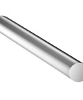 304 stainless steel rod, solid round shaft, 305 mm length, silver