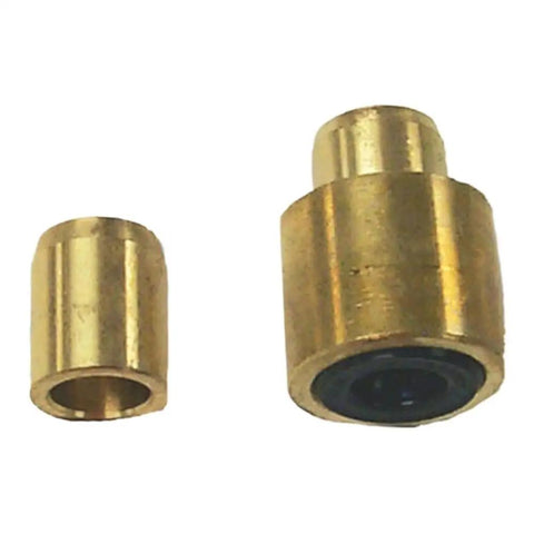 Heavy Duty Bushing And Seal Kit Fits Various Compact Outboard Engines And Standard Hull Mount Points With Sturdy Housing That Handles Salt Water And Rough Impacts For Fast Maintenance brass bushing and seal set