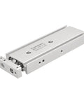 CXSM 15-100 Dual Rod Air Cylinder, 15mm Bore X 100mm Stroke, Guided Pneumatic Actuator With Magnet, Double Acting Slide Bearing, M5x0.8 Port, Heavy-Duty Industrial Automation Replacement For Precise Linear Motion, aluminum body