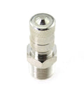 Front view of 3 Piece Copper Nickel Plated Shock Absorber Valve Kit For 1/8-27 Threads, Must Have Universal Gas Valve.