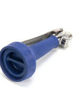 Jetspray Spray Valve Replacement For Commercial Kitchens 1.48 GPM B0108 showing blue rubber nozzle and stainless steel handle